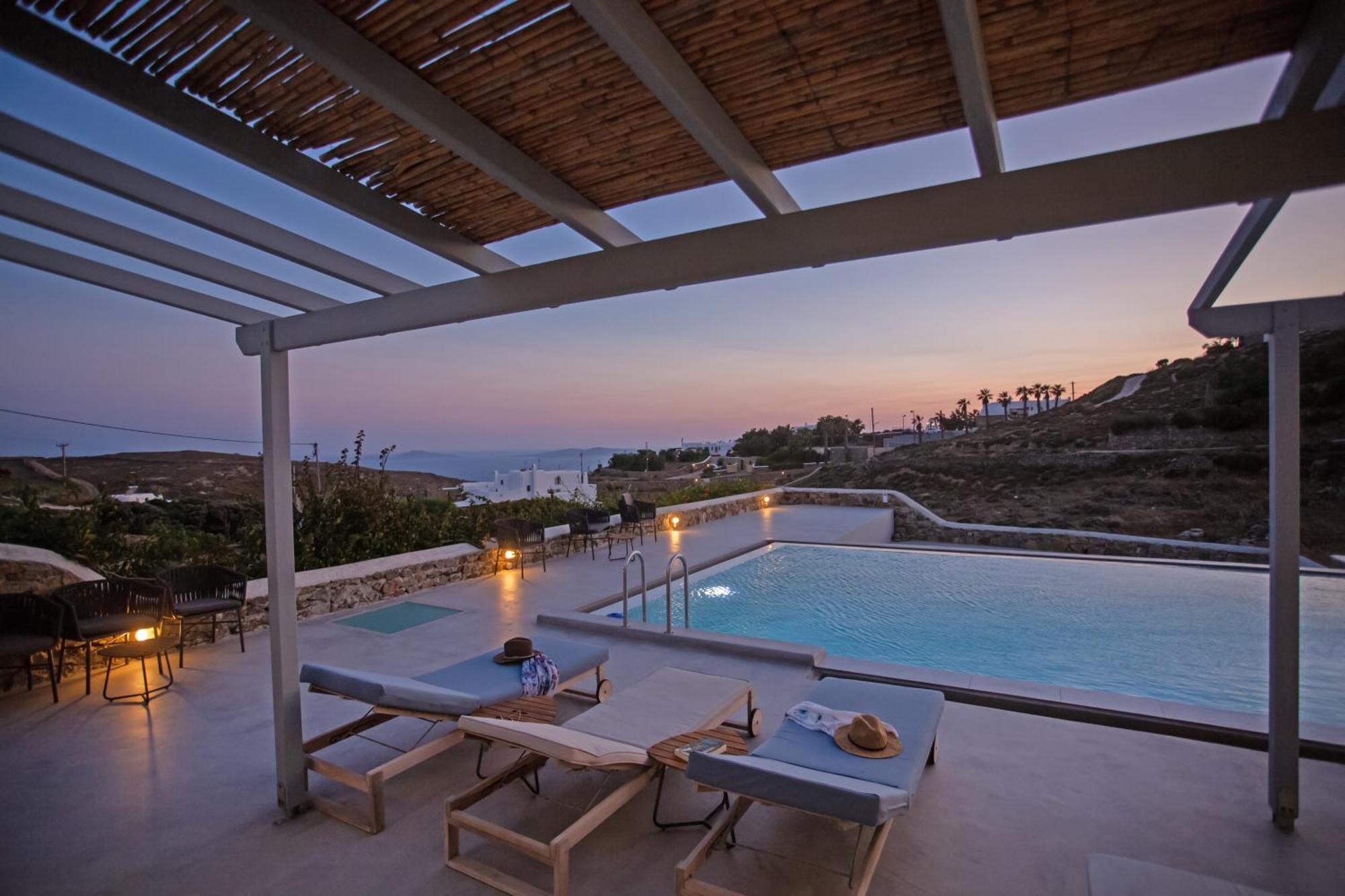 Aqua Breeze Seaview Pool Suites Mykonos Mykonos Town Eksteriør billede